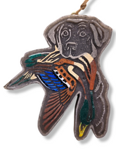 Load image into Gallery viewer, Hunting Dog with Duck Freshie- Car Air Freshener
