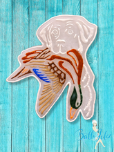 Load image into Gallery viewer, Hunting Dog with Duck Freshie- Car Air Freshener