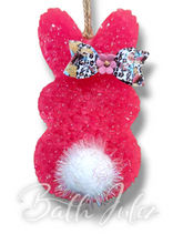 Load image into Gallery viewer, Bunny Rabbit - Easter Peeps Freshie- Aroma Bead Car Air Fresheners