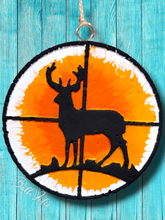 Load image into Gallery viewer, Deer in Scope Crosshairs Freshie - Car Air Freshener