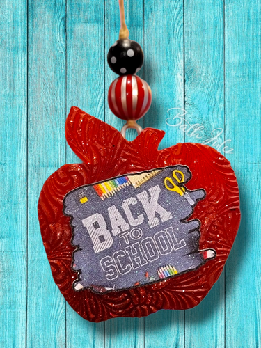Back-2-School Teacher Apple Car Freshie