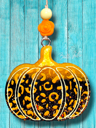 Cheetah Print Pumpkin Freshies- Car Air Freshener