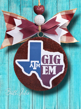 Load image into Gallery viewer, Texas A&amp;M Themed Freshies- Car Air Freshener