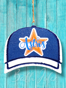Astros Ball Cap/ Trucker Hat Car Freshies
