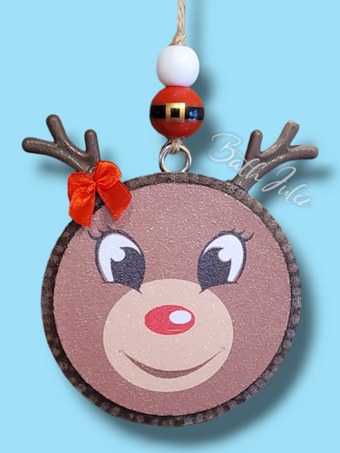 Christmas Reindeer Freshie- Car Air Freshener