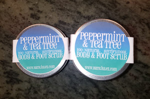 Tea Tree & Peppermint Foot & Body Scrub