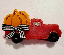 Load image into Gallery viewer, Fall Farm Truck with Pumpkin - Car Freshie