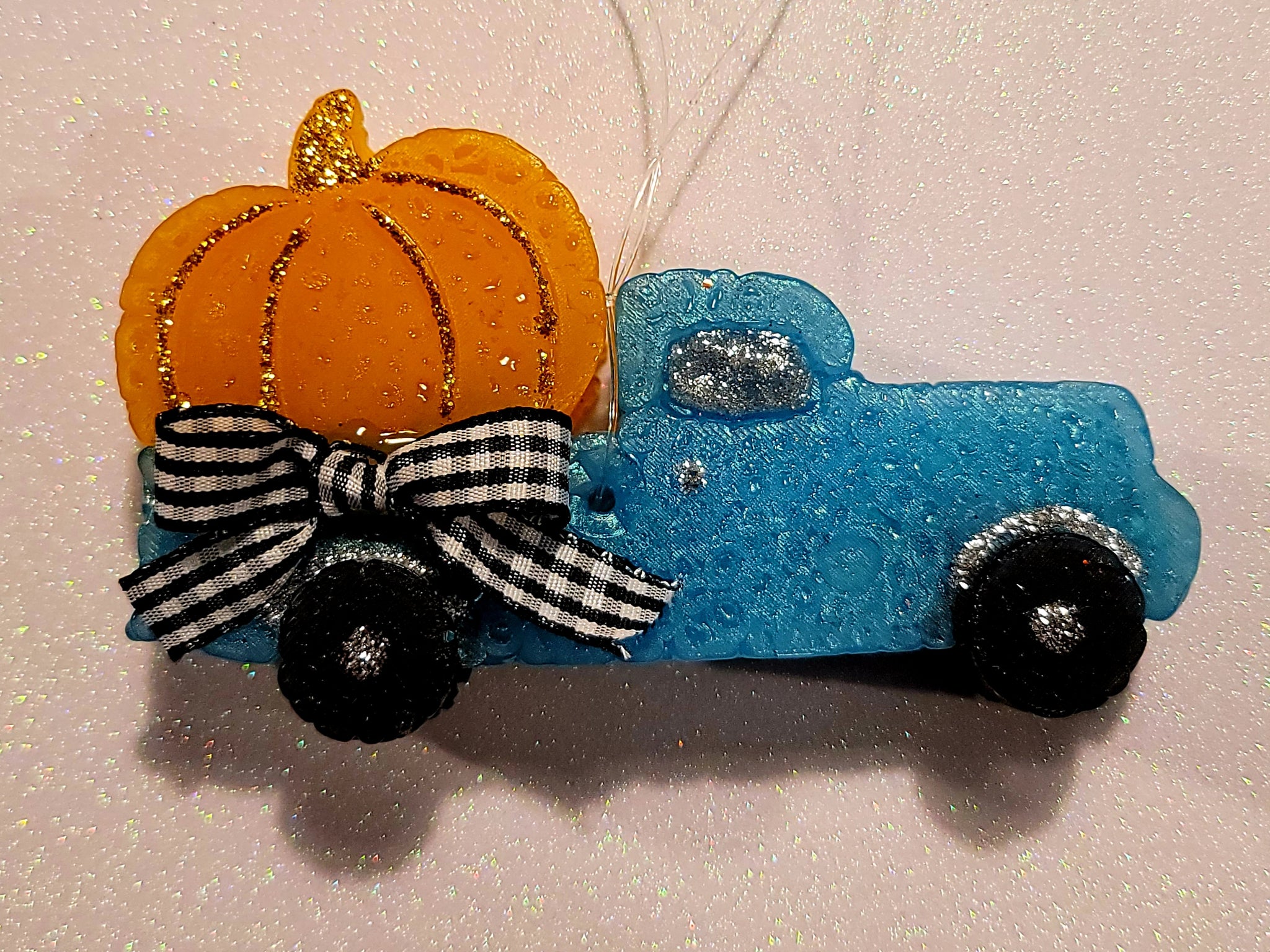 Custom Car Air Freshener Pumpkin Fall Freshie Aroma Beads Scent 1000 Wishes