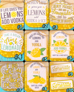 Lemonade Mason Jar Freshie- Car Air Freshener