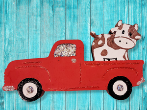 Farm Truck & Cow - Car Air Freshener