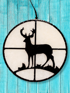 Deer in Scope Crosshairs Freshie - Car Air Freshener