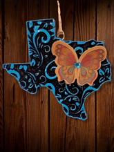 Load image into Gallery viewer, Tooled Leather Texas Freshie - Car Air Freshener