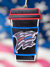 Load image into Gallery viewer, Thin Blue Line Coffee / Latte Freshie- Car Air Freshener