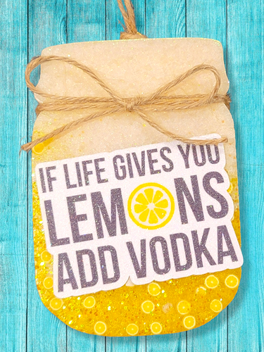 Lemonade Mason Jar Freshie- Car Air Freshener