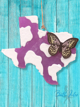 Load image into Gallery viewer, Cow Print Texas - Car Freshie - Air Freshener