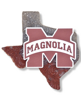 Load image into Gallery viewer, Magnolia School Spirit of Texas Freshie - Car Air Freshener