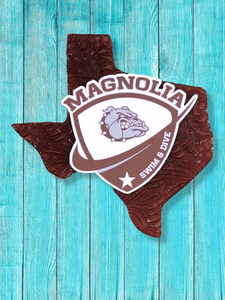 Magnolia School Spirit of Texas Freshie - Car Air Freshener