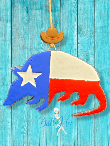 Texas Armadillo Freshie - Car Air Freshener