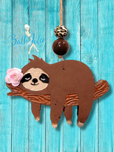 Load image into Gallery viewer, &quot;Sloth on a Tree&quot; Car Freshie Air freshener