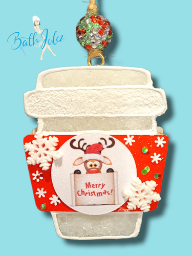 Christmas Cocoa / Latte Cup Freshie- Air Freshener