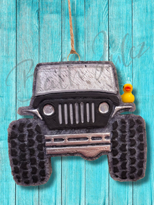 Lifted Jeep Freshie- Car Air Freshener
