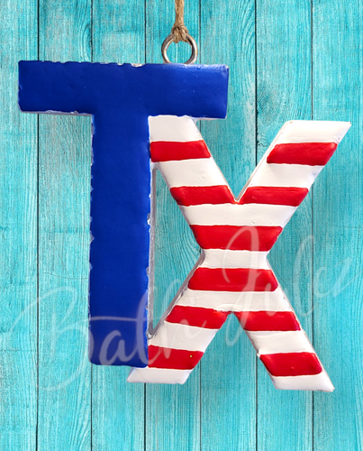 TX Texas Abbreviation Freshie - Car Air Freshener