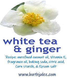 White Tea & Ginger Bath Bomb