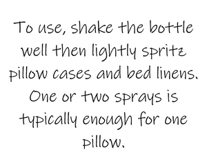Sleepy Time Pillow Spray- Pillow Spray for Relaxation and Sleep