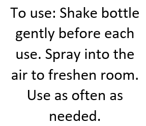 All-Natural Room Spray Air Freshener