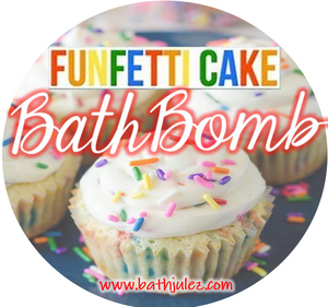 Foaming Funfetti Bath Bomb